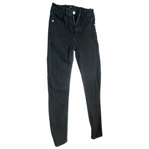 Zara Black Skinny Jeans, Size 2, Good Condition